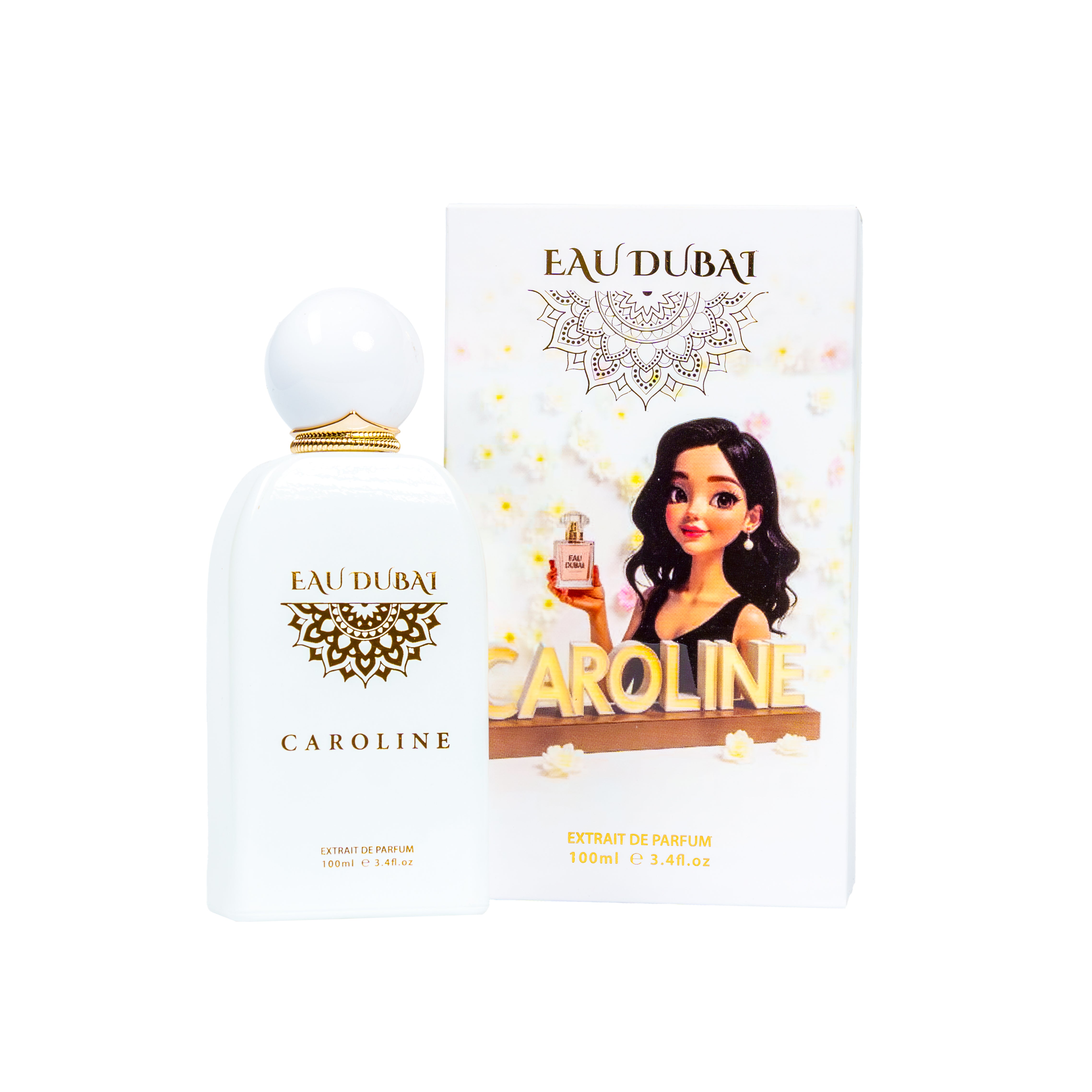 Extract de Parfum Caroline, EAU DUBAI, 100 ml, Femei