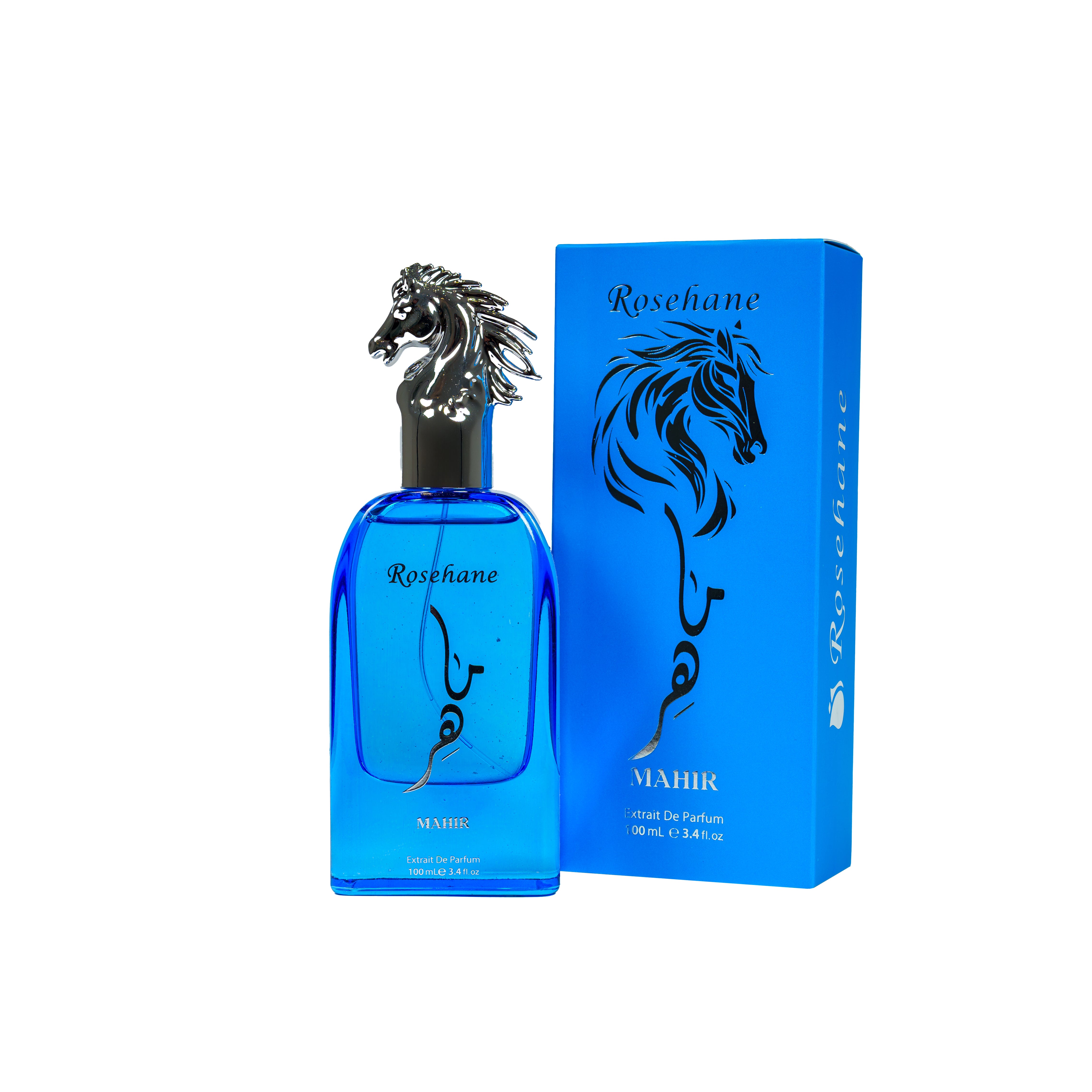 Extract de Parfum Mahir Blue, Rosehane, 100 ml, Barbati