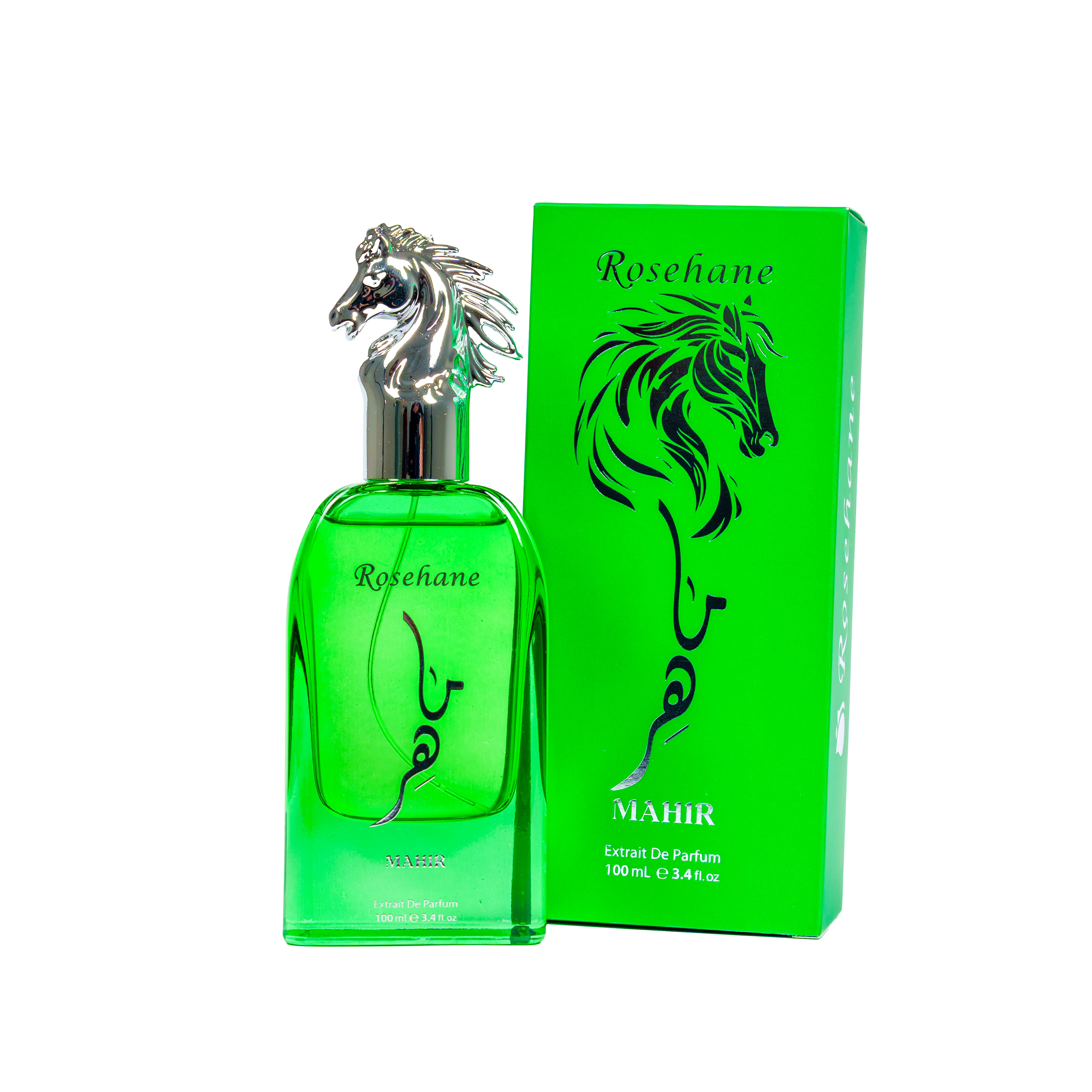 Extract de Parfum Mahir Green, Rosehane, 100 ml, Barbati