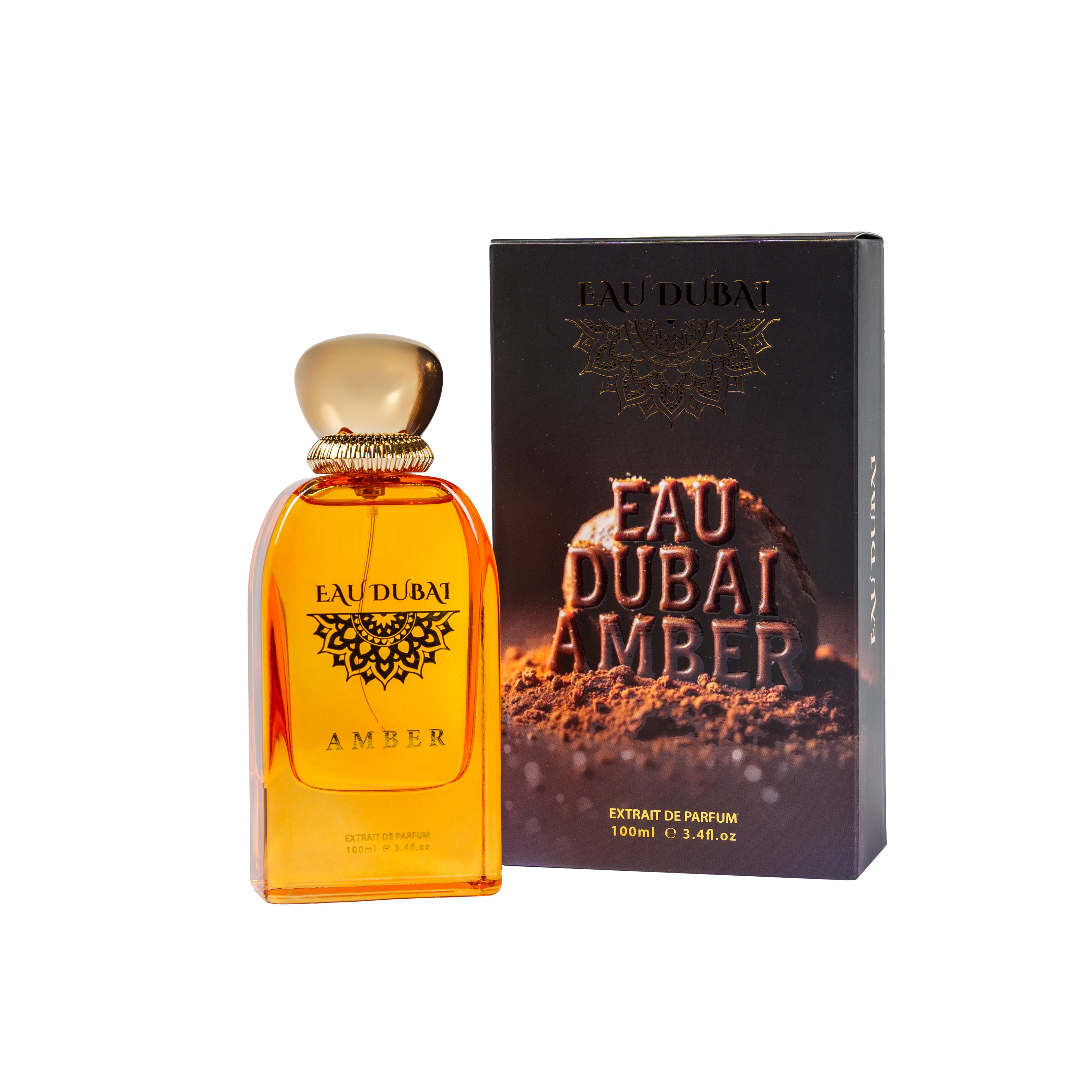 Extract de Parfum Amber, Eau Dubai, 100 ml, Barbati
