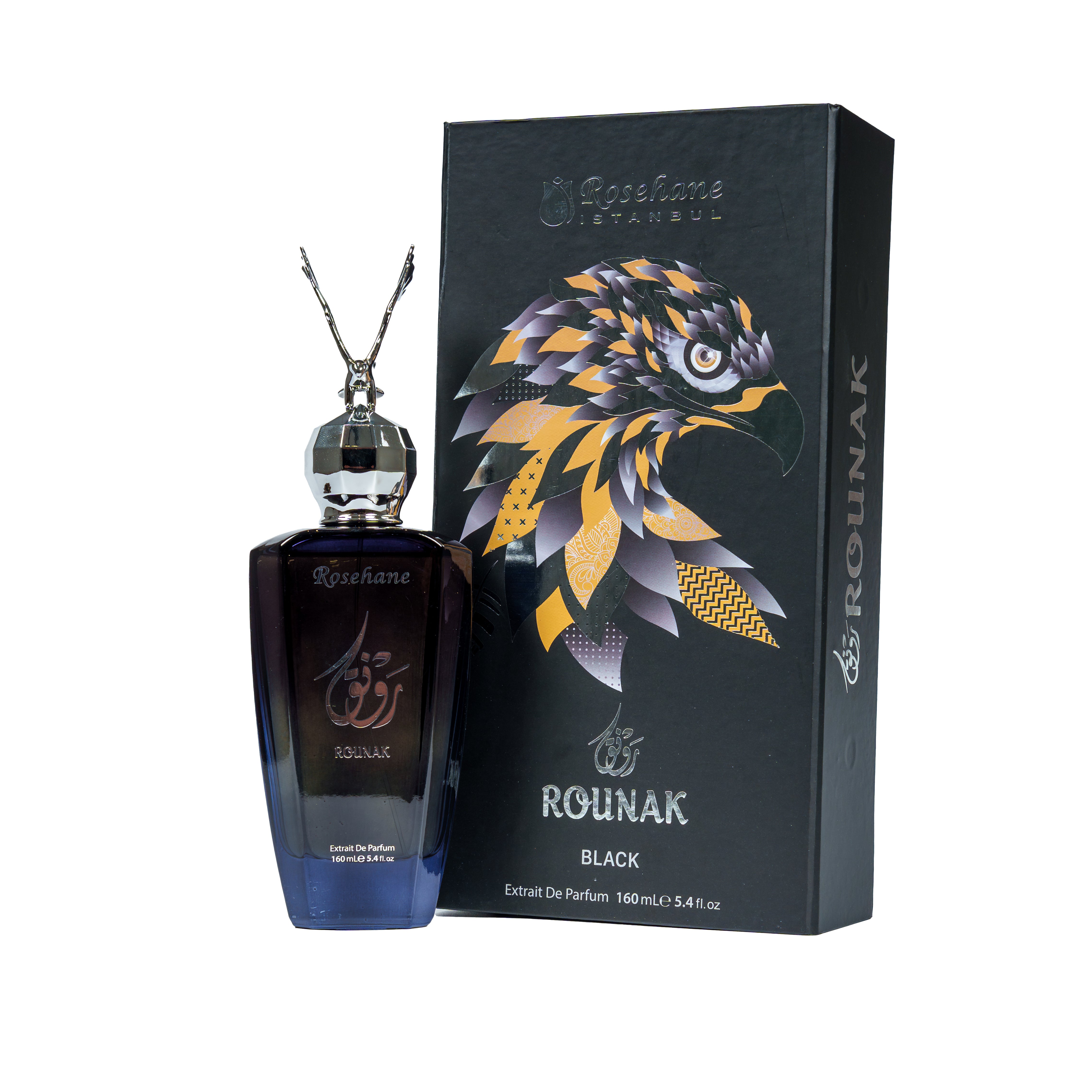 Extract de Parfum Rounak Black, Rosehane, 160 ml, Unisex
