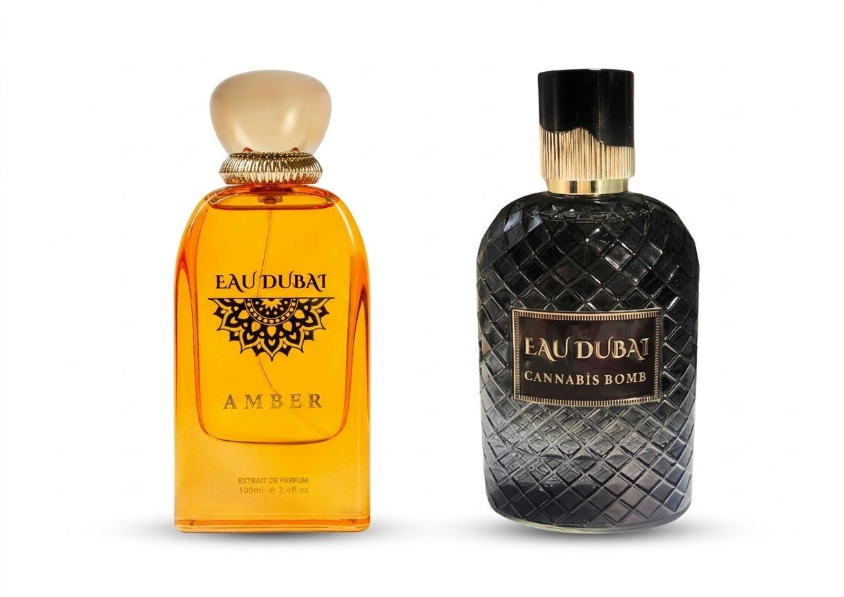 Pachet 2 Extracte de Parfum Premium - Eau Dubai Amber + Eau Dubai Cannabis Bomb