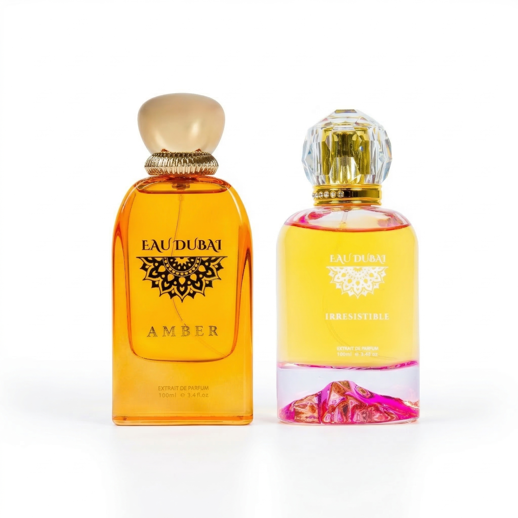 Pachet 2 Extracte de Parfum Premium - Eau Dubai Amber + Eau Dubai Irresistible
