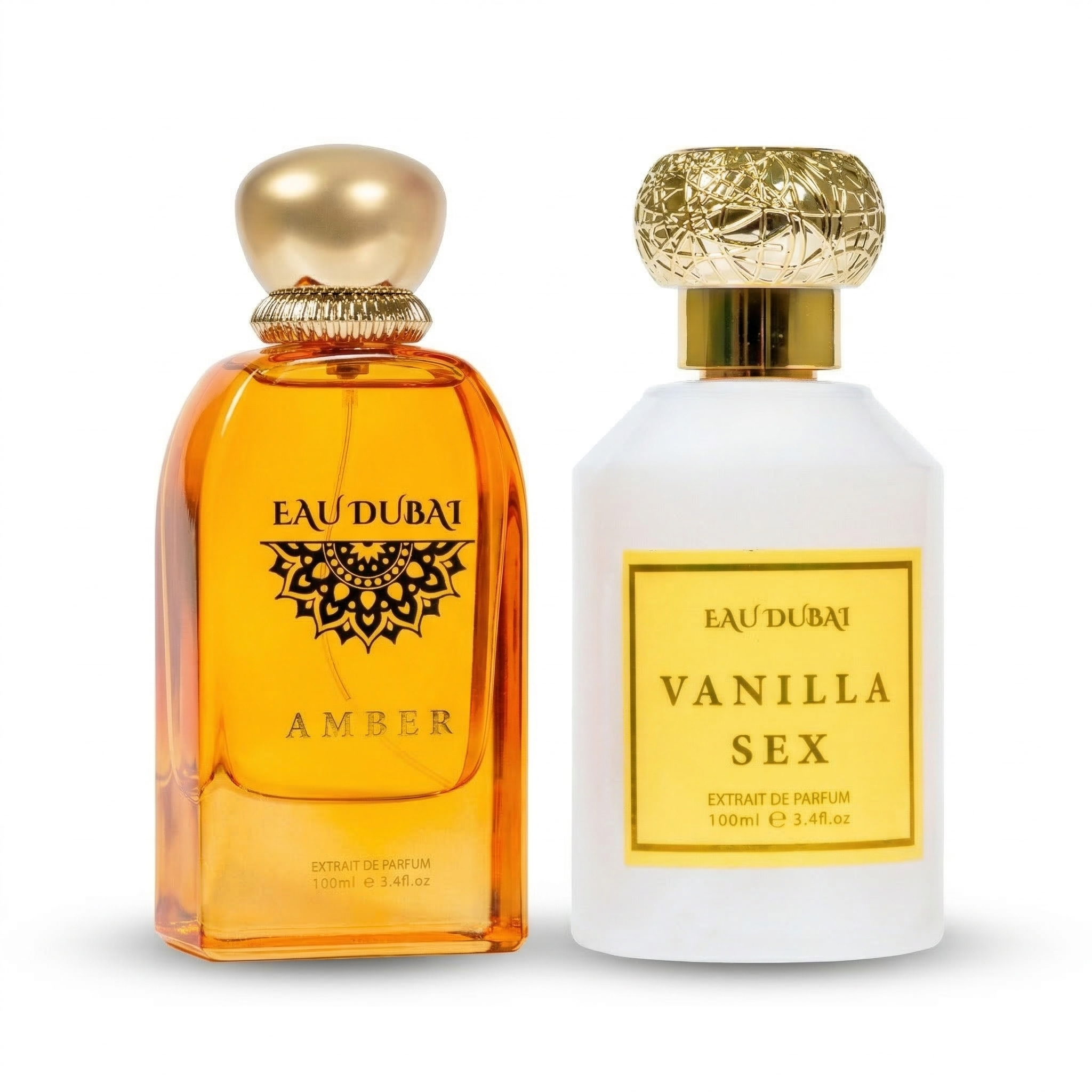 Pachet 2 Extracte de Parfum Premium - Eau Dubai Amber + Eau Dubai Vanilla Sex