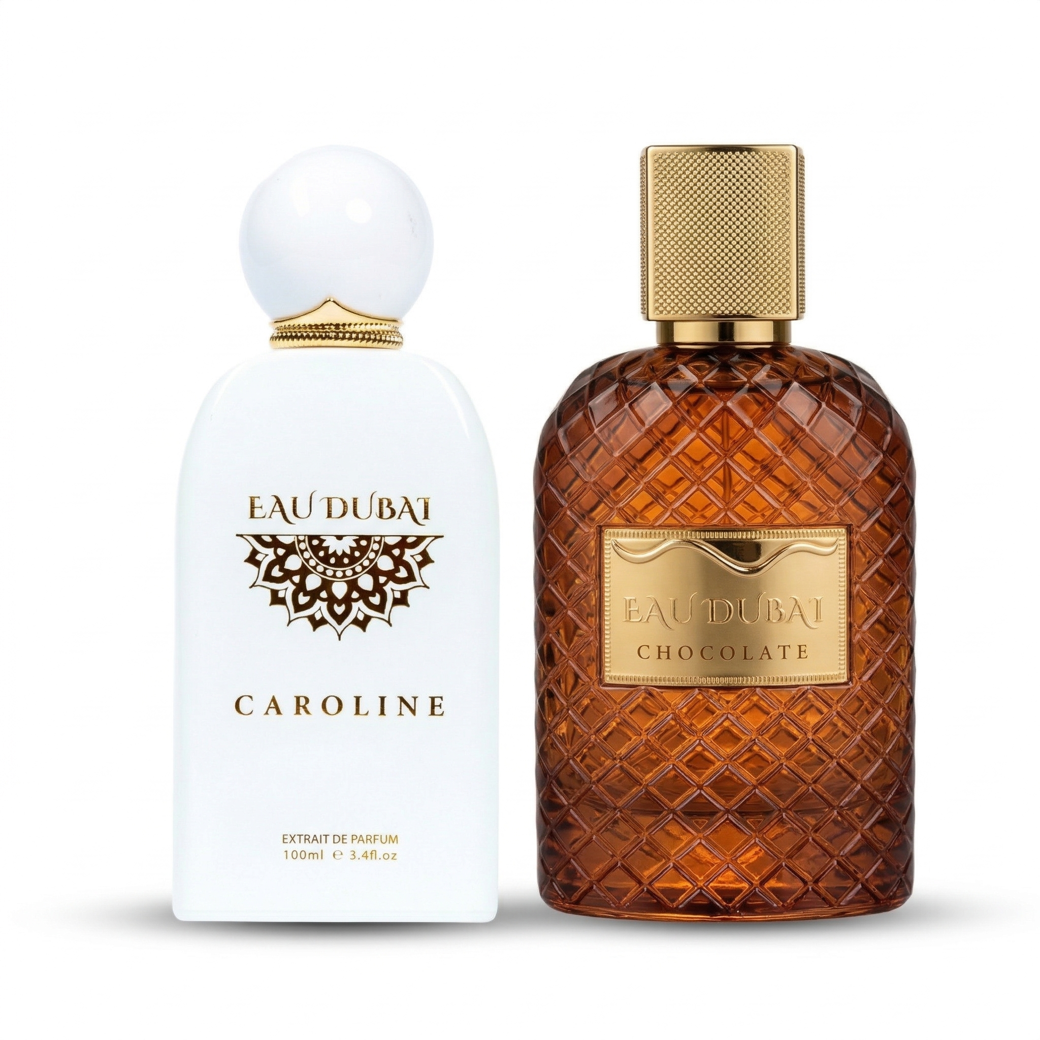 Pachet 2 Extracte de Parfum Premium - Eau Dubai Caroline + Eau Dubai Chocolate