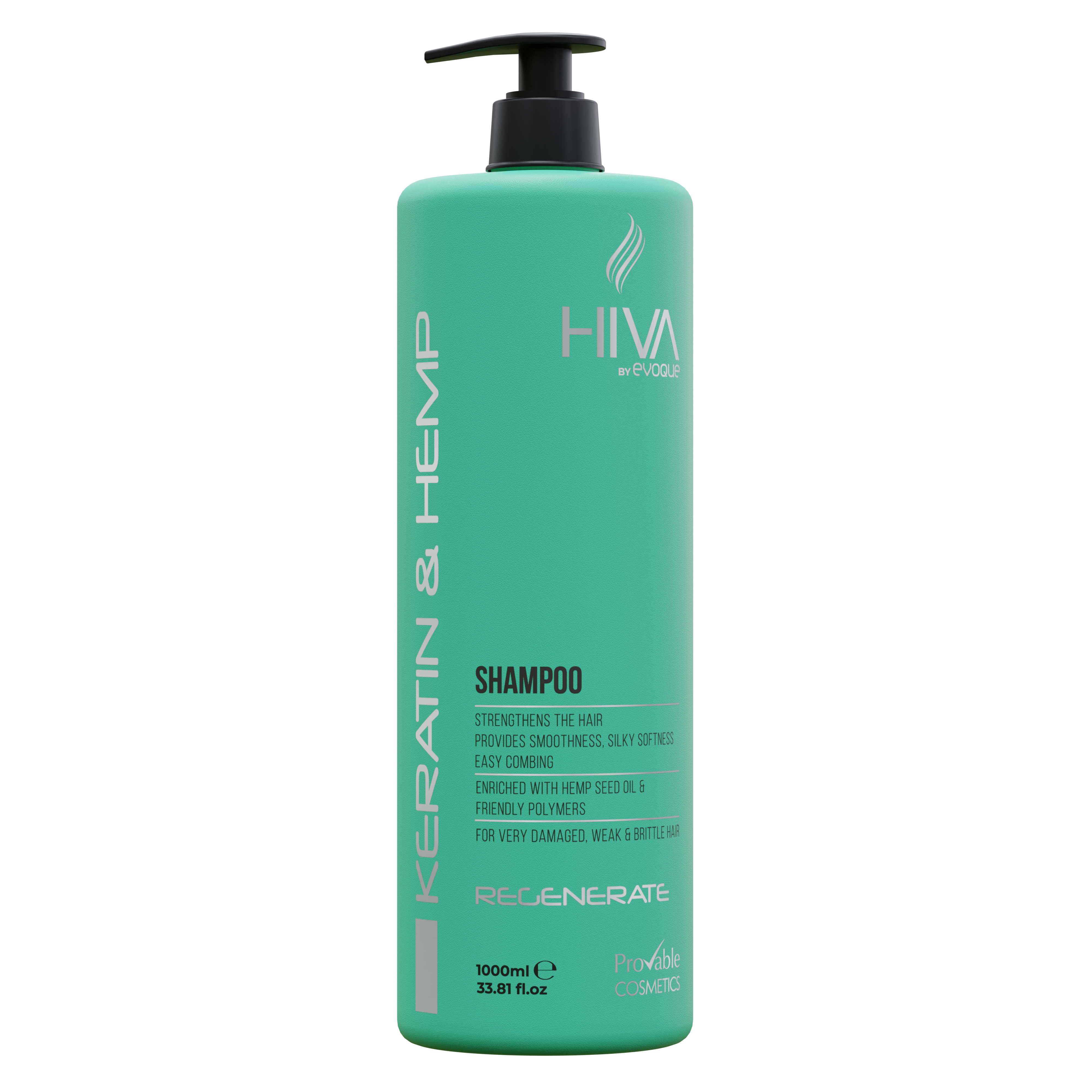 Keratin Shampoo, 1000ml Hiva