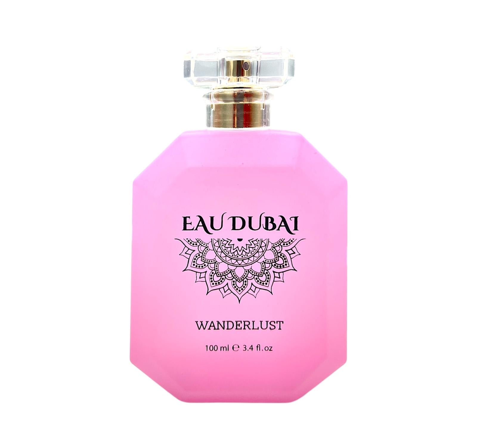 Apa de parfum WANDERLUST, Eau Dubai,